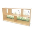 thumbnail image 1 of Whitney Brothers Birch Plywood Nature View Acrylic Back Cabinet WB0247, 1 of 5