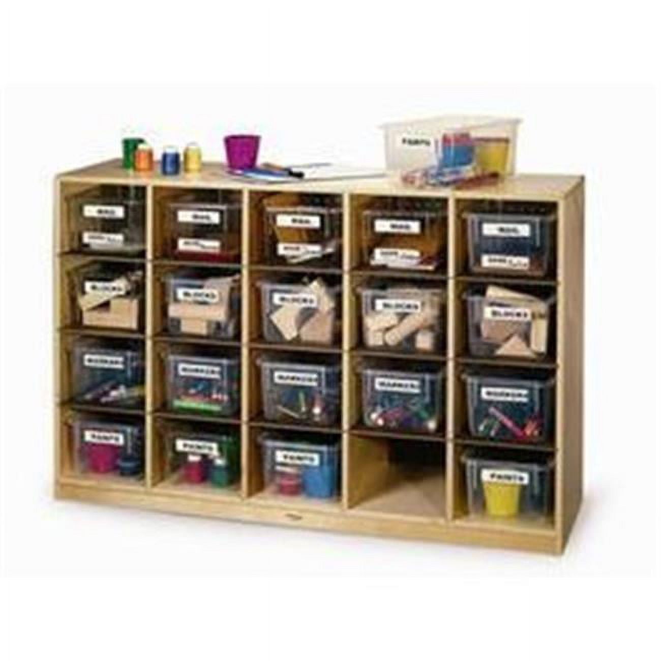 Whitney Brothers Quiet Space Cubby - Natural Birch Laminate Kids Reading Nook & Play House