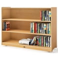 thumbnail image 1 of Whitney Brothers Portable 2 Compartment Shelving Unit with Casters, 1 of 3