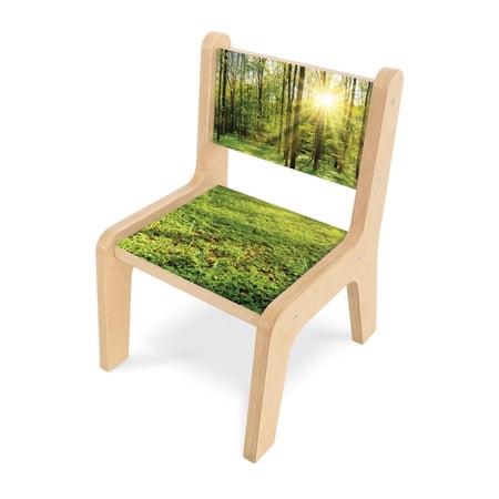 Whitney Brothers Nature View Summer Chair, 10-Inch Seat, 13-3/4 x 16-1/4 x 21-1/2 Inches