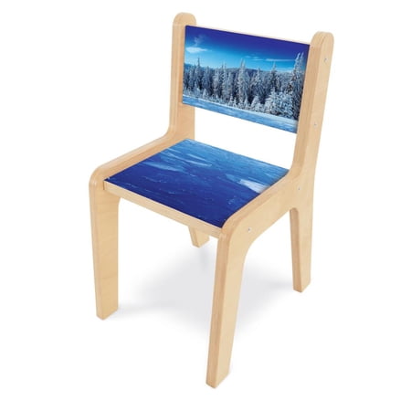 Whitney Brothers Nature View Winter Chair, 14-Inch Seat, 13-3/4 x 17 x 25-1/2 Inches