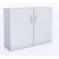 thumbnail image 1 of Whitney Brothers WB0658 Lockable Wall Storage Cabinet, White, 1 of 2
