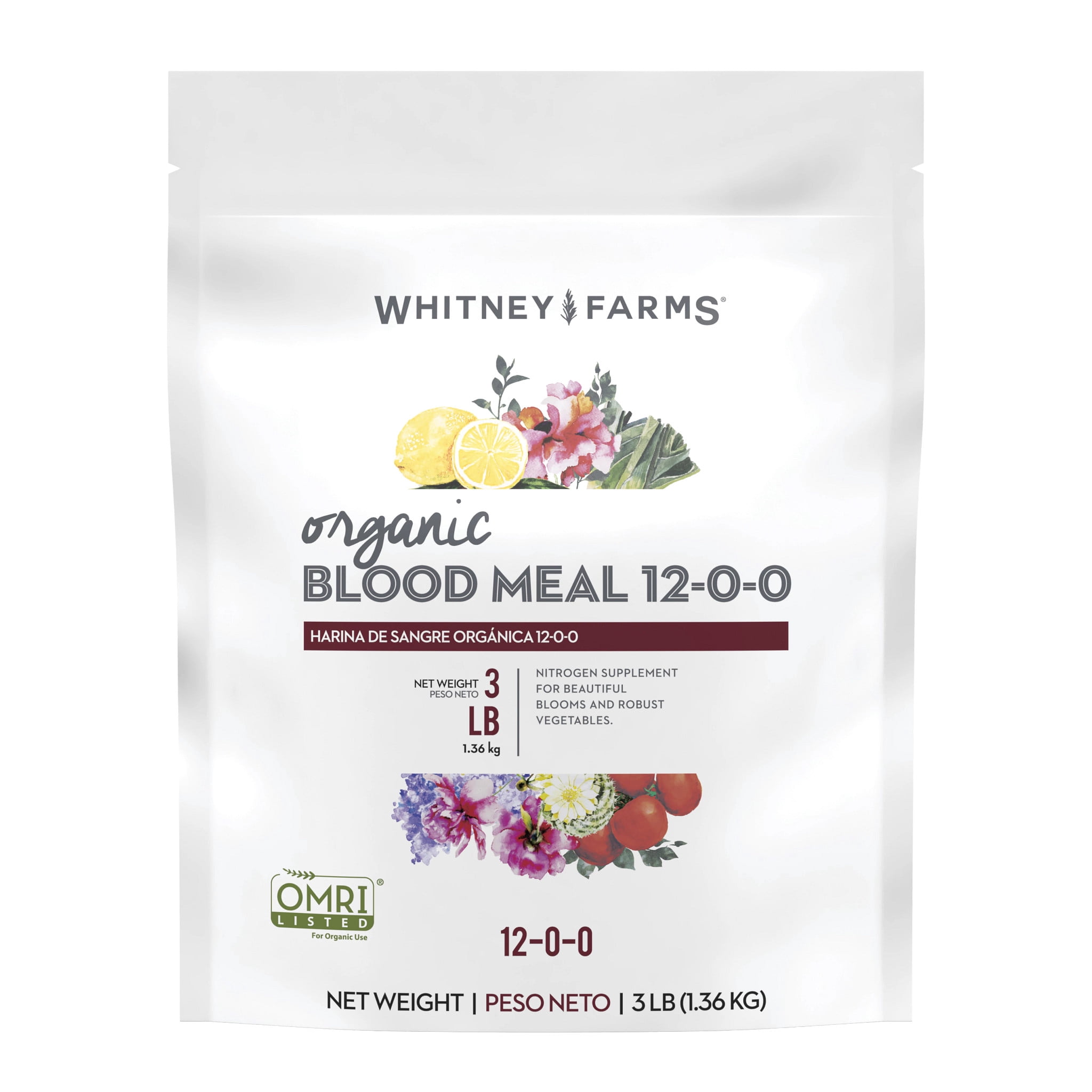 Whitney Farms 3 Lb. 12-0-0 Natural Blood Meal 3401006