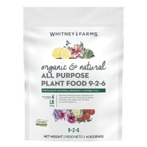 Whitney Farms Organic & Natural All Purpose Plant Food, For In-Ground or Containers, 4 lb.
