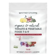 Whitney Farms Organic & Natural Tomato & Vegetable Food, In-Ground and Containers, 4 lb.