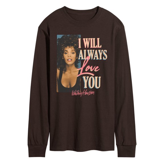 Whitney Houston - Always Love You - Men's Long Sleeve Graphic T-Shirt