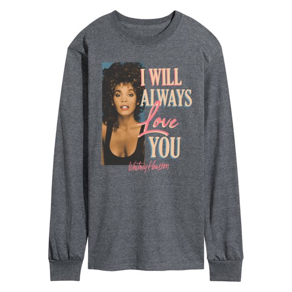 Whitney Houston - Always Love You - Men's Long Sleeve Graphic T-Shirt