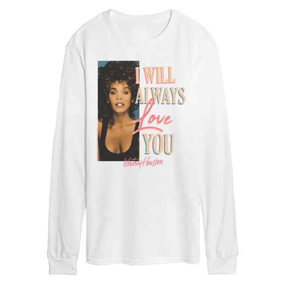 Whitney Houston - Always Love You - Men's Long Sleeve Graphic T-Shirt