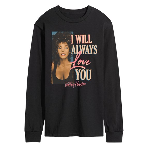 Whitney Houston - Always Love You - Men's Long Sleeve Graphic T-Shirt