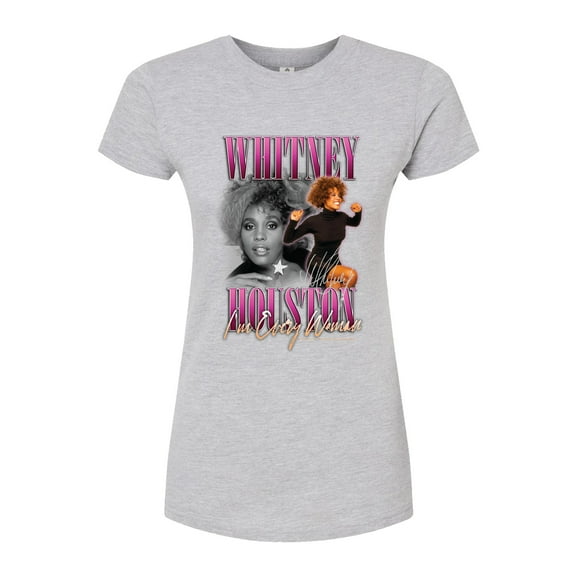 Whitney Houston - Every Woman - Juniors Fitted Graphic T-Shirt