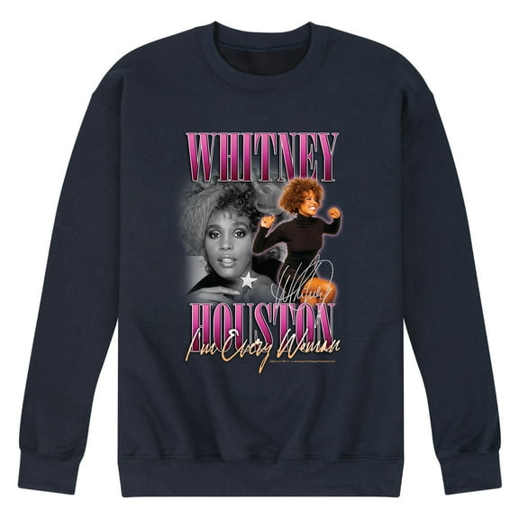 Whitney Houston - Every Woman - Men's Crew Neck Fleece Pullover