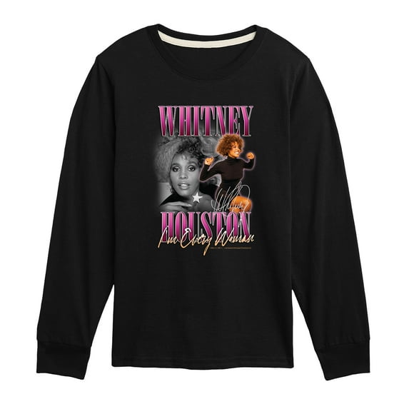 Whitney Houston - Every Woman - Toddler And Youth Long Sleeve Graphic T-Shirt