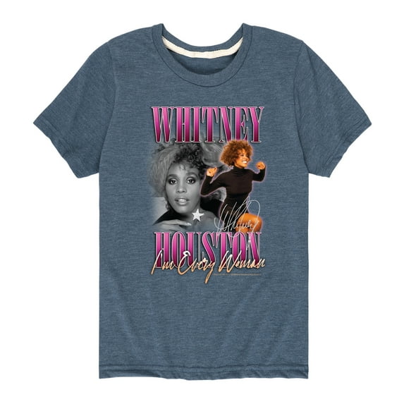 Whitney Houston - Every Woman - Toddler And Youth Short Sleeve Graphic T-Shirt