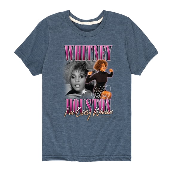 Whitney Houston - Every Woman - Toddler And Youth Short Sleeve Graphic T-Shirt