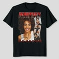 thumbnail image 1 of Whitney Houston Face Photos T-Shirt, Men's And Women's Graphic Tee 100% Cotton by TBun, Full Sizes S-5XL, 1 of 5