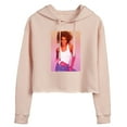 thumbnail image 1 of Whitney Houston - Gradient Photo - Juniors Cropped Pullover Hoodie, 1 of 5