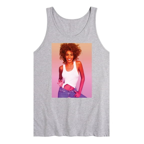 Whitney Houston - Gradient Photo - Men's Jersey Tank Top