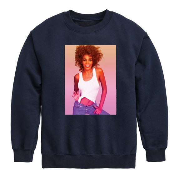 Whitney Houston - Gradient Photo - Toddler And Youth Crewneck Fleece Sweatshirt