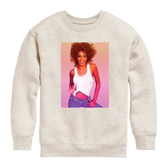 Whitney Houston - Gradient Photo - Toddler And Youth Crewneck Fleece Sweatshirt