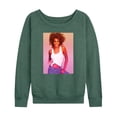 thumbnail image 1 of Whitney Houston - Gradient Photo - Women's Lightweight French Terry Long Sleeve Shirt, 1 of 5