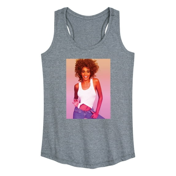 Whitney Houston - Gradient Photo - Women's Racerback Tank Top