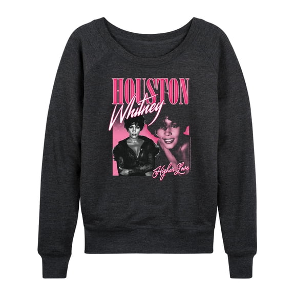 Whitney Houston - Higher Love - Women's Lightweight French Terry Long Sleeve Shirt