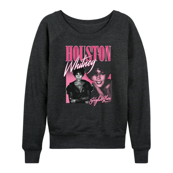 Whitney Houston - Higher Love - Women's Lightweight French Terry Long Sleeve Shirt