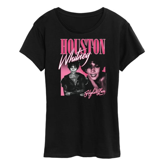 Whitney Houston - Higher Love - Women's Short Sleeve Graphic T-Shirt