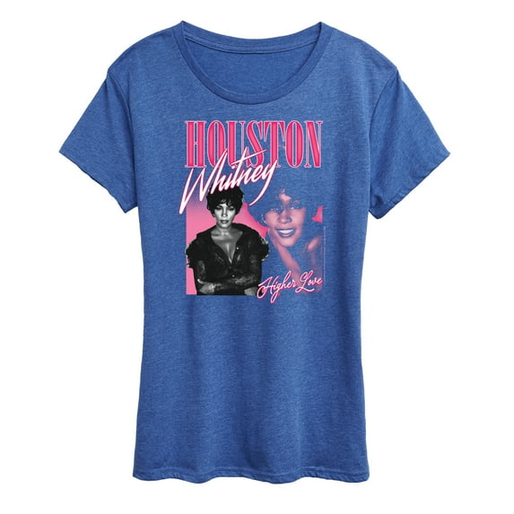 Whitney Houston - Higher Love - Women's Short Sleeve Graphic T-Shirt