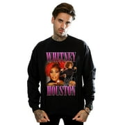 Whitney Houston Mens Signature Homage Sweatshirt