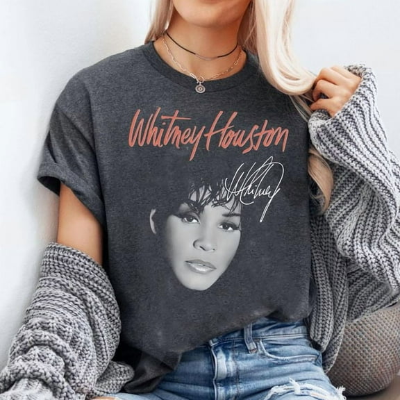 Whitney Houston Shirt , Whitney Vintage Tshirt , Retro 90s Whitney, Men's And Women's Graphic Tee 100% Cotton by TBun, Full Sizes S-5XL