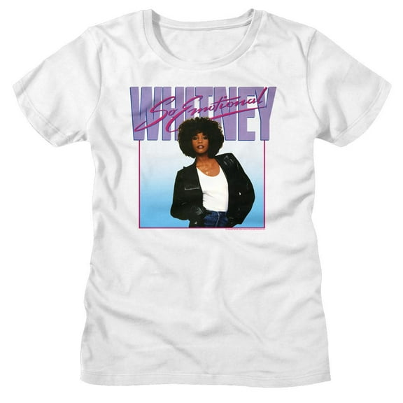Whitney Houston So Emotional White Women's T-Shirt