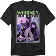 Whitney Houston T-Shirt Motorcycle Queen Unisex Graphic Tee for Men & Women