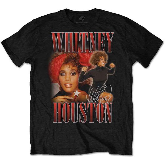 Whitney Houston Unisex T-Shirt 90s Homage (Small)