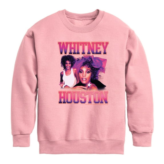 Whitney Houston - Vintage Whitney - Toddler And Youth Crewneck Fleece Sweatshirt