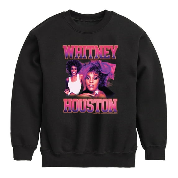 Whitney Houston - Vintage Whitney - Toddler And Youth Crewneck Fleece Sweatshirt