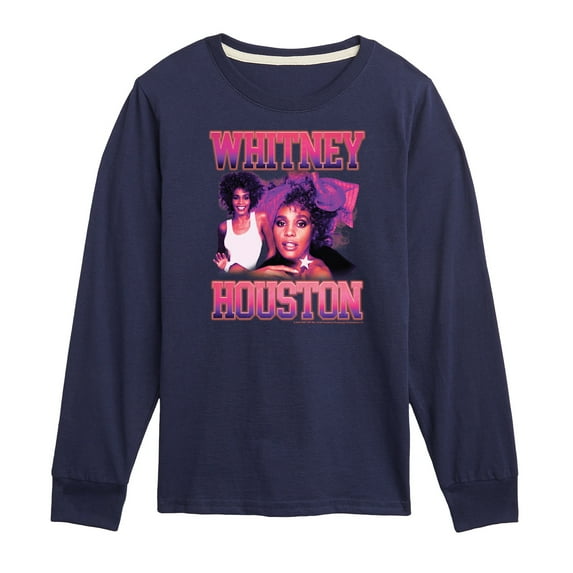 Whitney Houston - Vintage Whitney - Toddler And Youth Long Sleeve Graphic T-Shirt