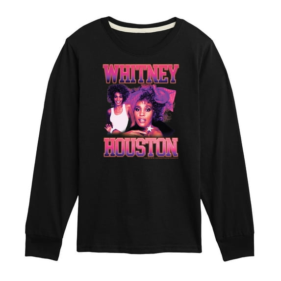 Whitney Houston - Vintage Whitney - Toddler And Youth Long Sleeve Graphic T-Shirt