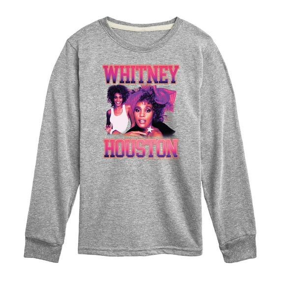 Whitney Houston - Vintage Whitney - Toddler And Youth Long Sleeve Graphic T-Shirt