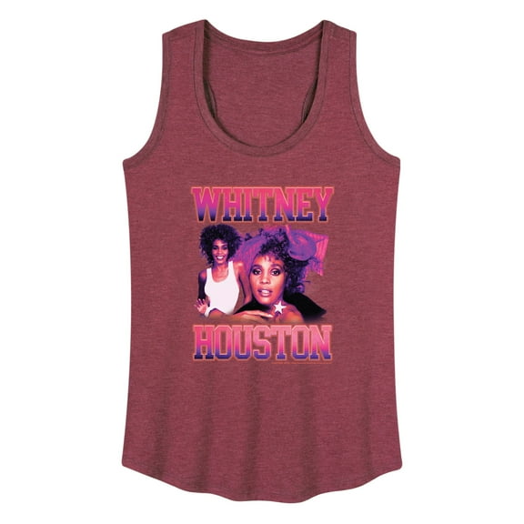 Whitney Houston - Vintage Whitney - Women's Racerback Tank Top