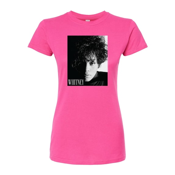 Whitney Houston - Whitney Box - Juniors Fitted Graphic T-Shirt