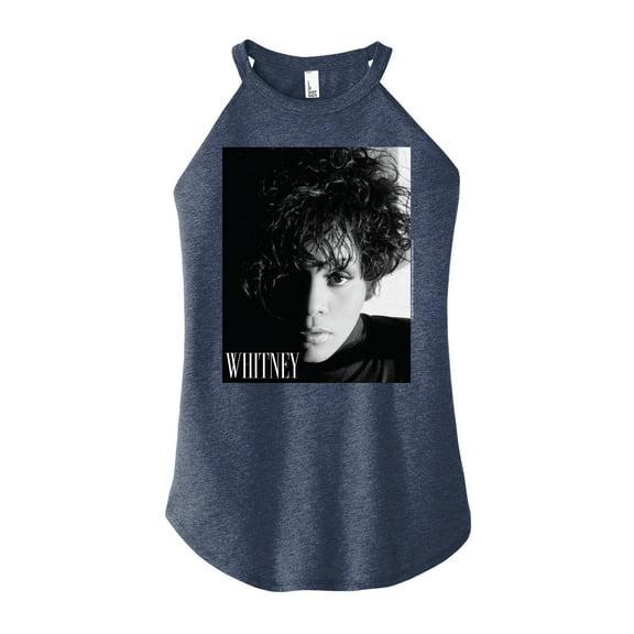 Whitney Houston - Whitney Box - Juniors High Neck Tank Top