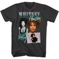 thumbnail image 1 of Whitney Houston Whitney Collage Smoke Adult T-Shirt, 1 of 2