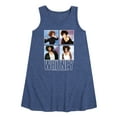 thumbnail image 1 of Whitney Houston - Whitney Grid  - Toddler and Youth Girls A-line Dress, 1 of 5