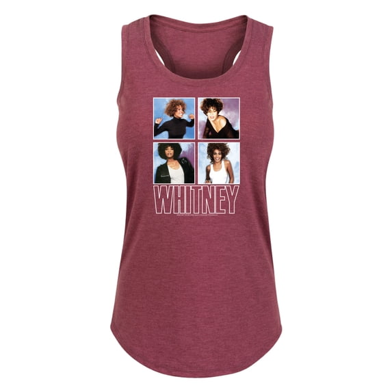 Whitney Houston - Whitney Grid - Women's Racerback Tank Top