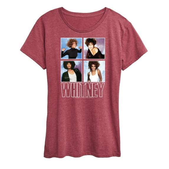 Whitney Houston - Whitney Grid - Women's Short Sleeve Graphic T-Shirt