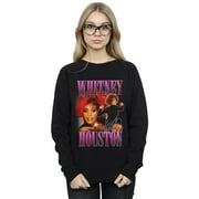 Whitney Houston Womens Signature Homage Sweatshirt