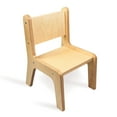 thumbnail image 1 of Whitney Brothers CR2512N 12 in. Birchwood Classroom Chair, Natural, 1 of 5