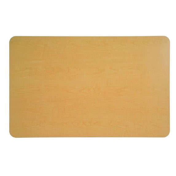Whitney Plus WR304720M 20 x 30 x 47 in. Maple Rectangl Table, Natural UV