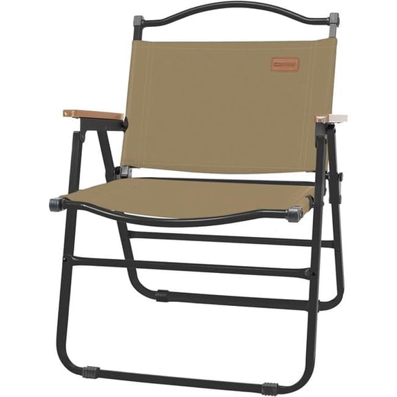 Whitsunday  Foldable Portable Camping Chair, Brown - Large